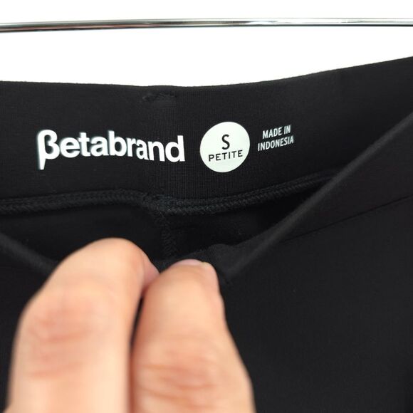 Betabrand Yoga Dress Pants Classic Straight Leg Black Pull-On Petite Small NWT - Picture 6 of 13